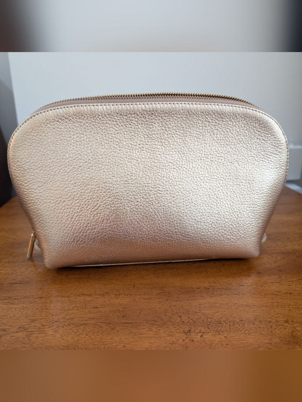 Cuyana Large travel Set Pouch - gold Champagne